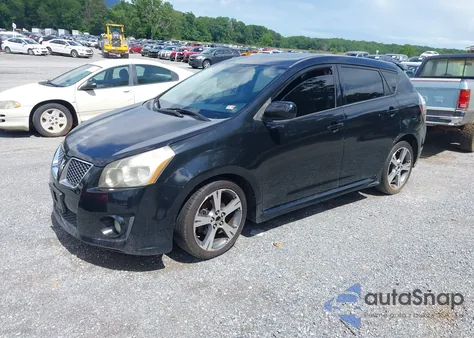 2009 Pontiac Vibe Gt из США, поврежденный, VIN 5Y2SR67019Z411200